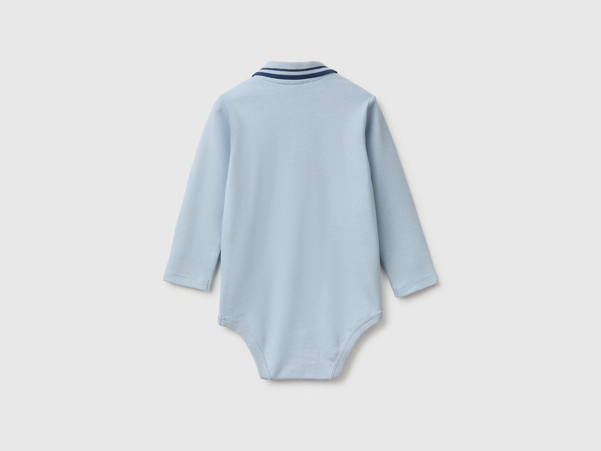 Body a polo in cotone