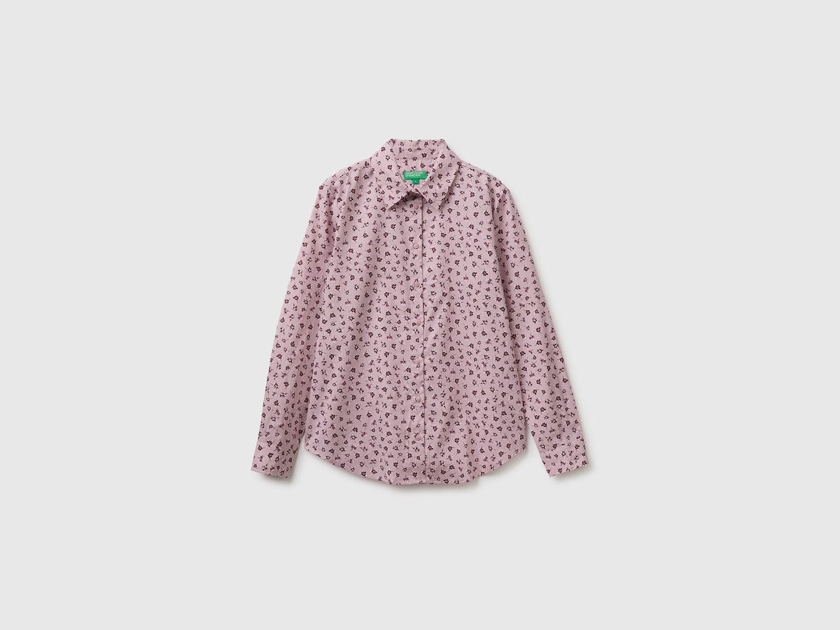 Camicia fantasia a manica lunga