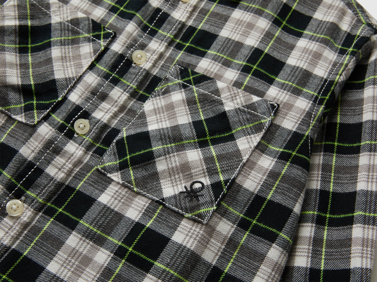 Camicia a quadri 100% cotone