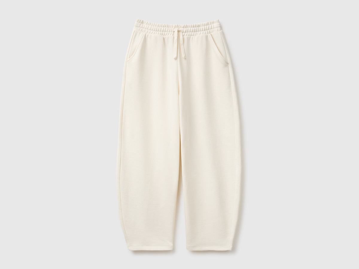 Joggers barrel fit in felpa