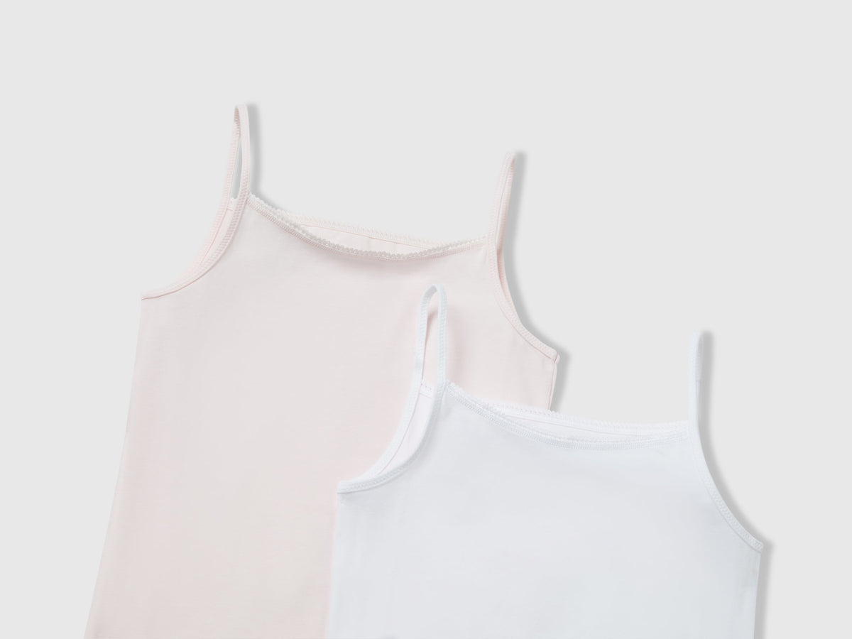 Due canotte intime in cotone stretch