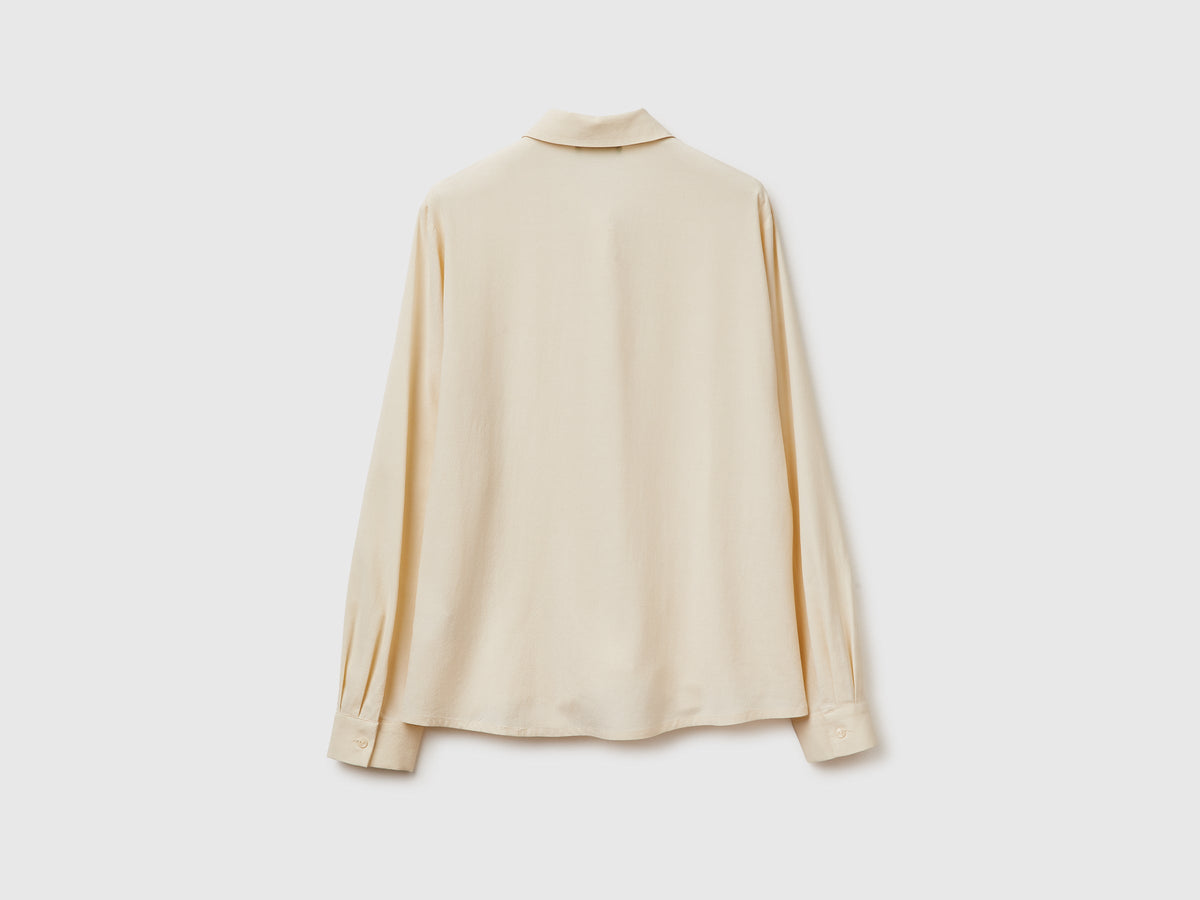 Camicia in crêpe