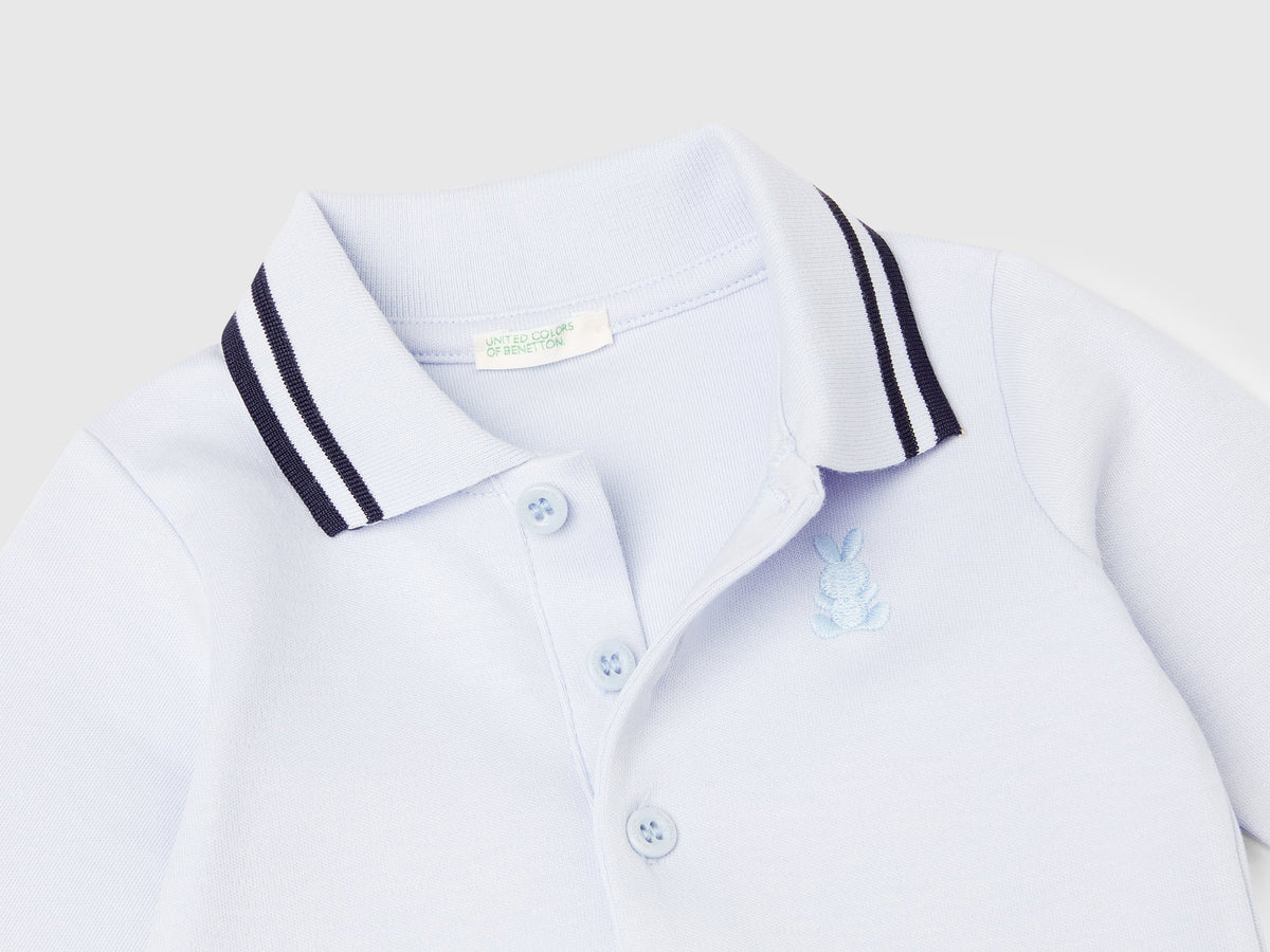 Body a polo in cotone