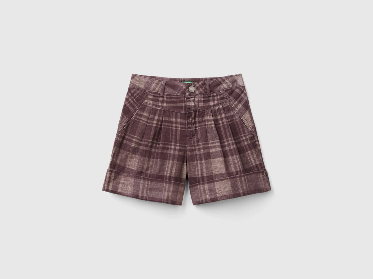 Bermuda tartan in velluto