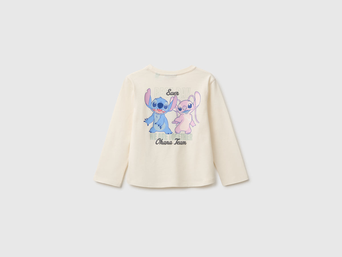 T-shirt stampa e ricamo ©Disney Lilo & Stitch