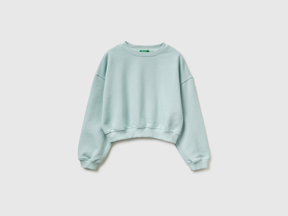 Felpa cropped fit