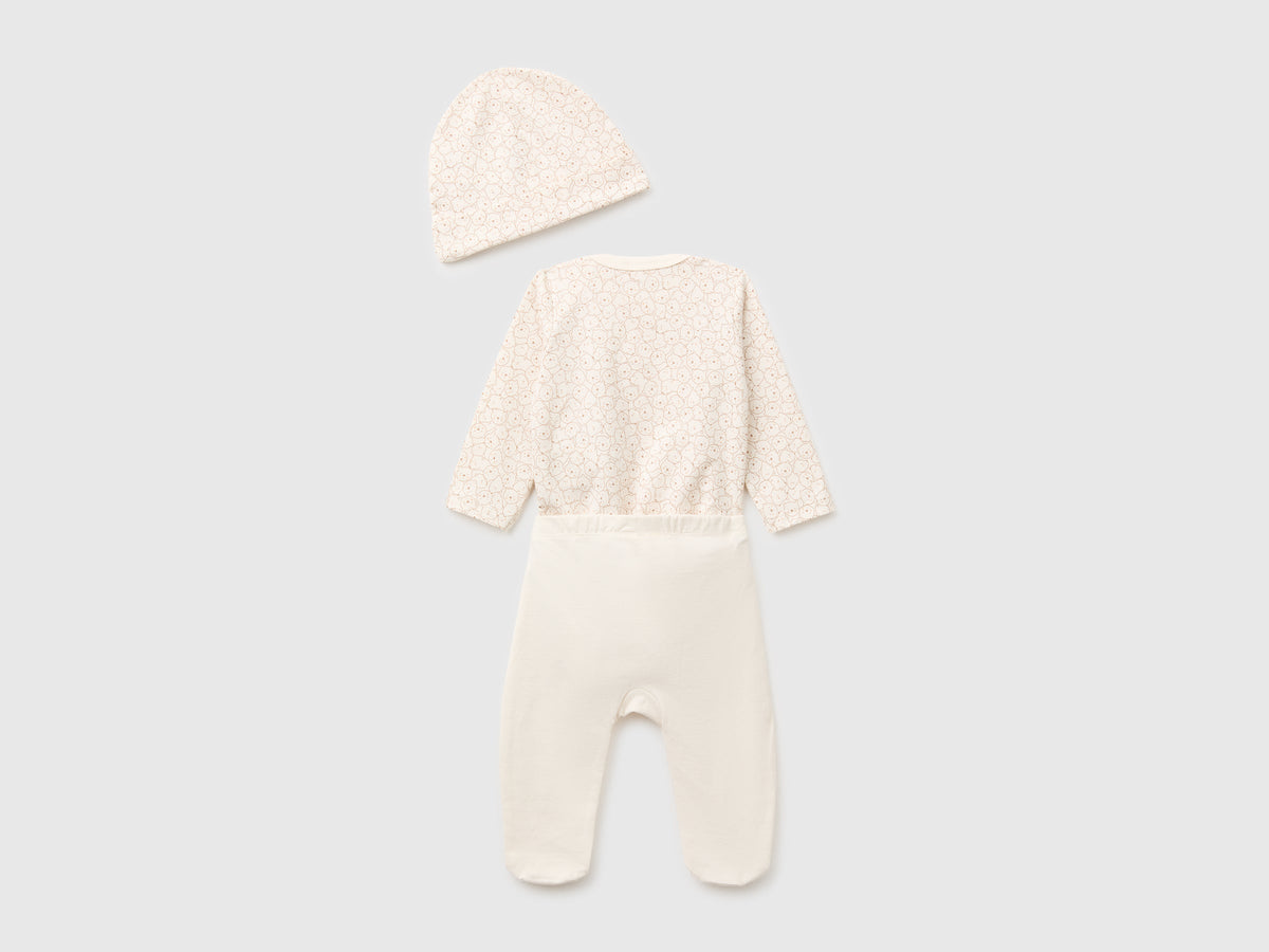 Set body, pantaloni e cuffietta