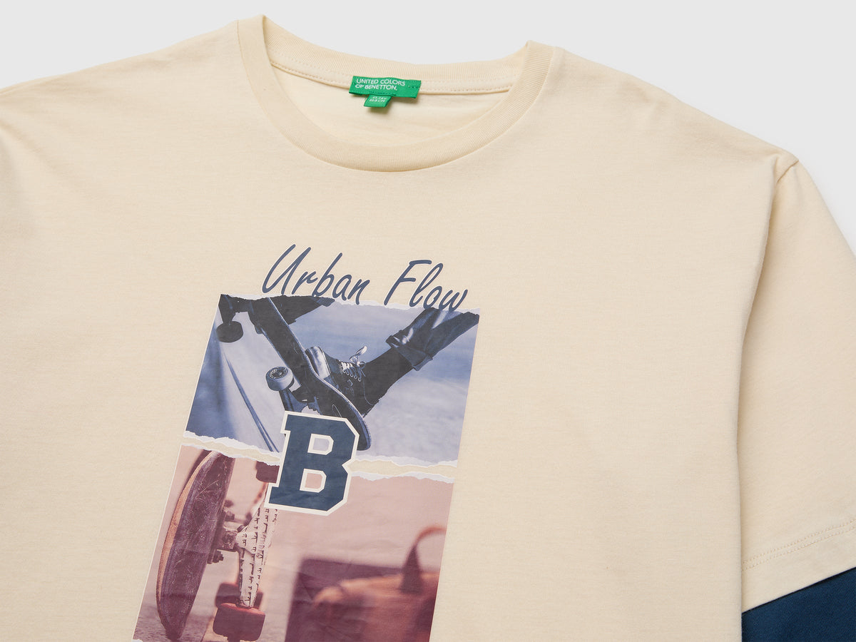 T-shirt over fit in cotone bio