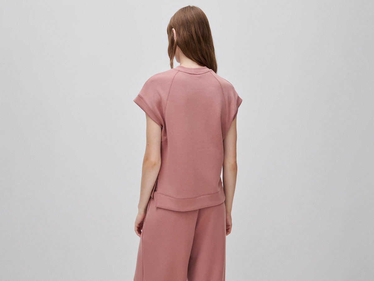 Top fluido con spacchi