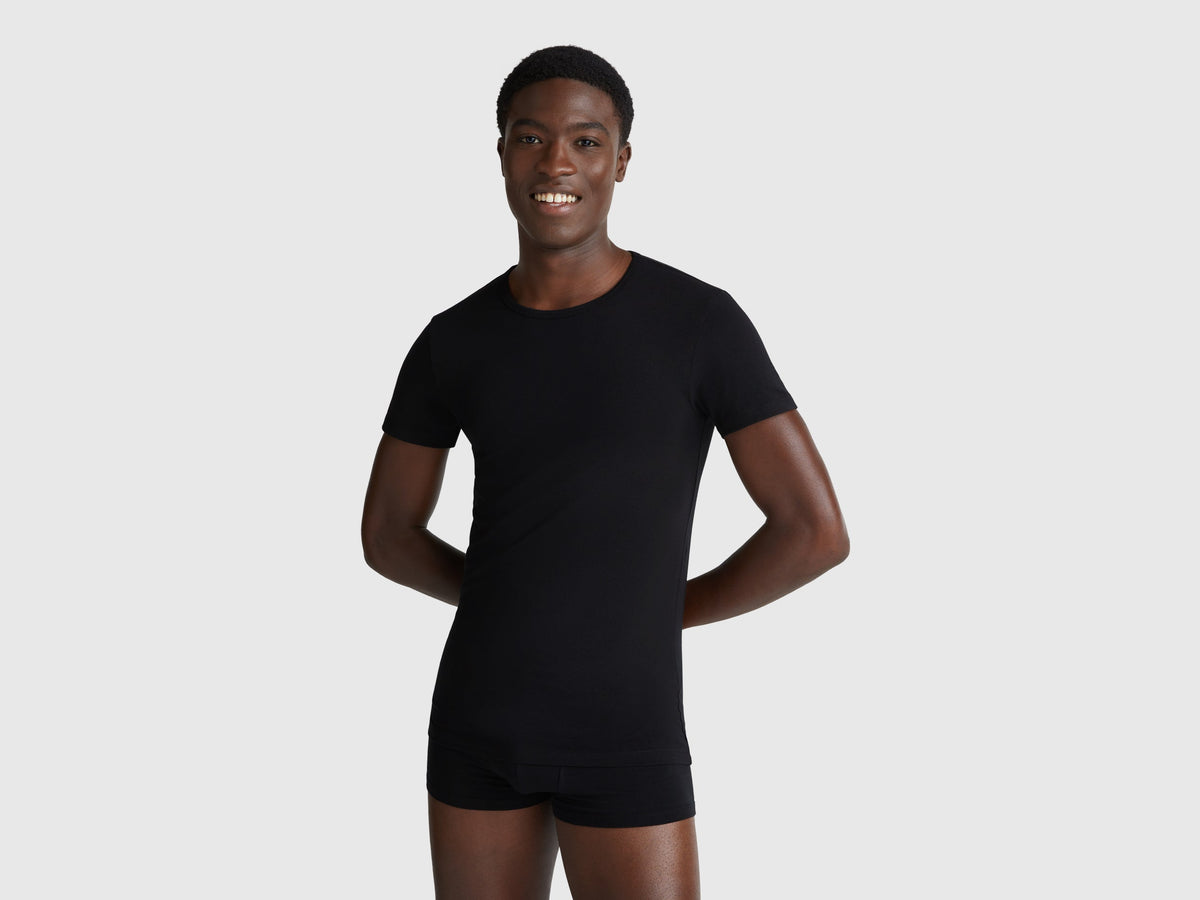 T-shirt in cotone stretch