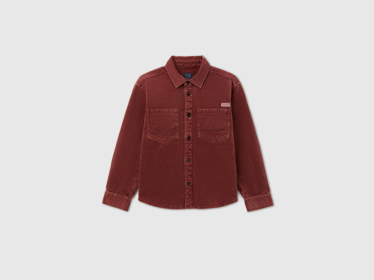 Camicia in velluto a costine lavaggio vintage