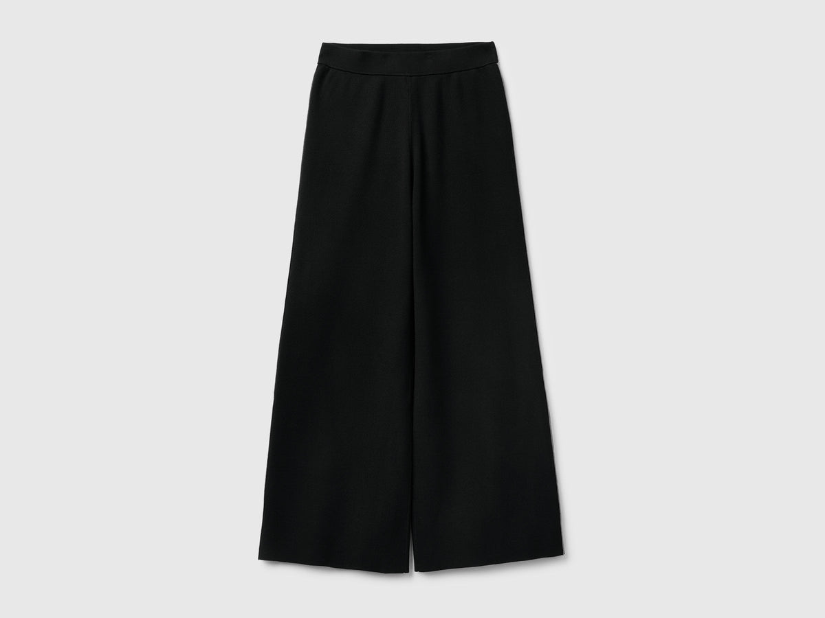 Pantaloni a palazzo in misto viscosa
