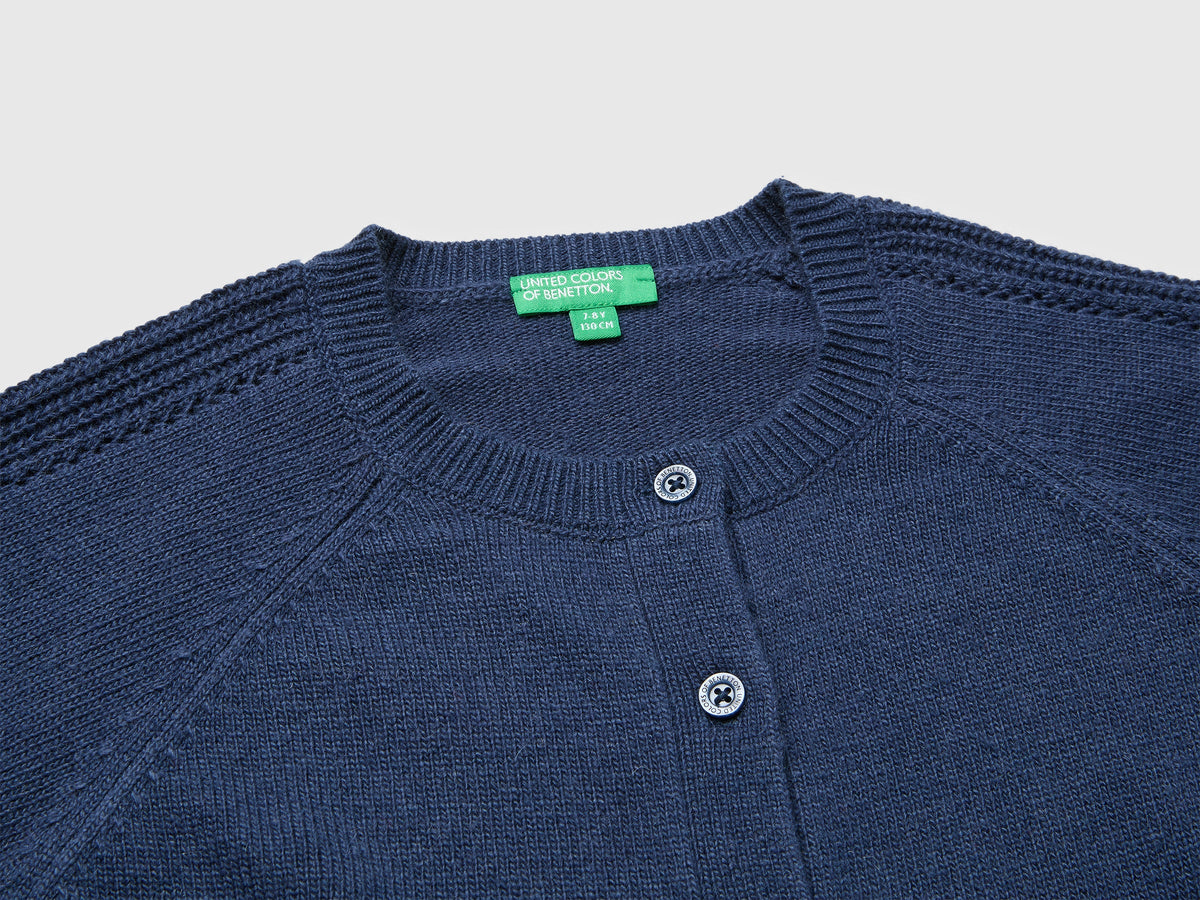 Cardigan in misto lana