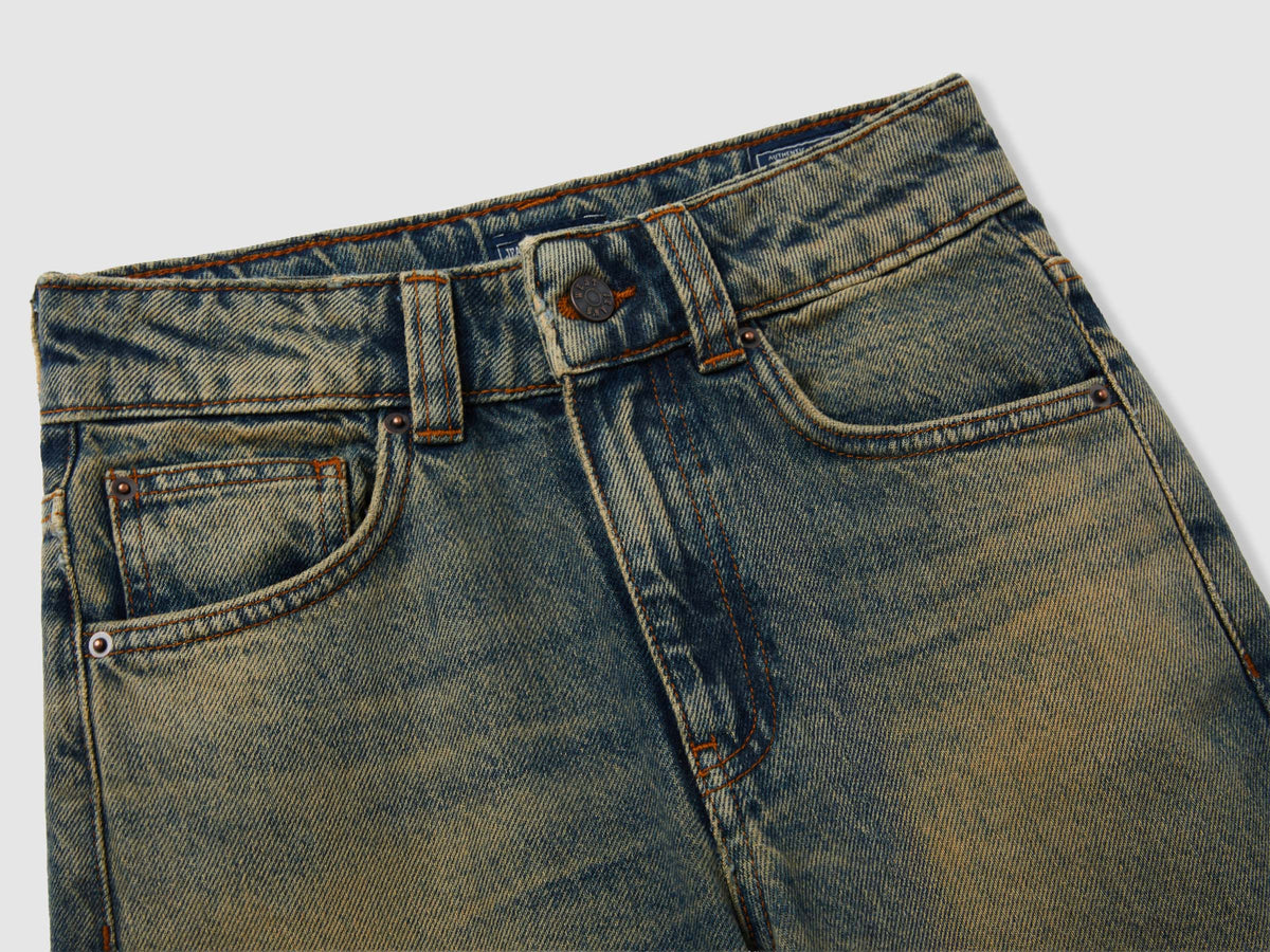 Jeans barrel fit lavaggio vintage
