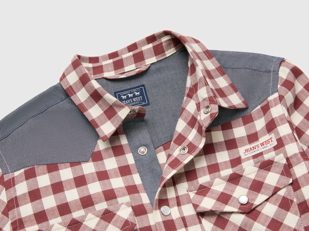 Camicia over in flanella a quadri