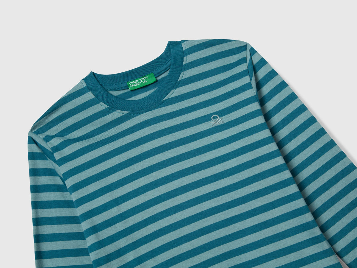 T-shirt manica lunga a righe