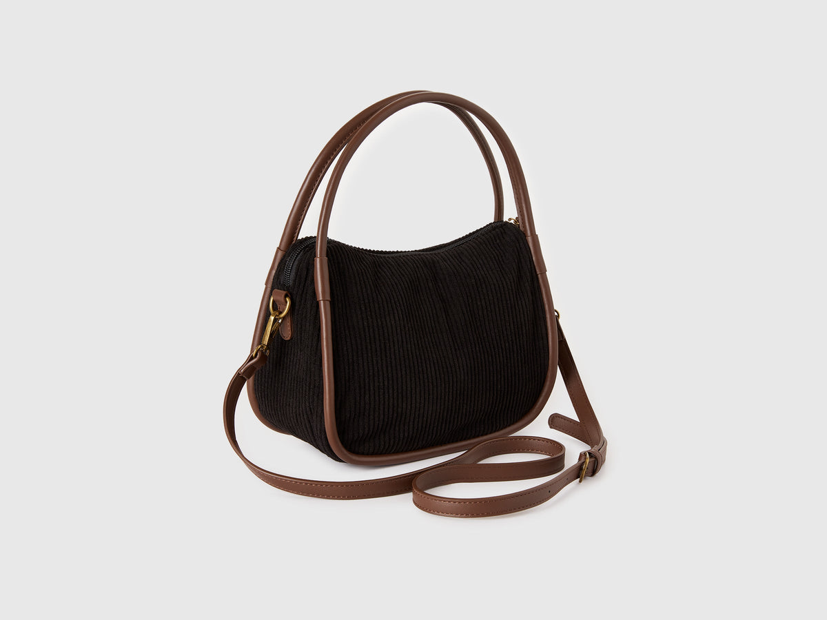 Borsa a spalla in velluto