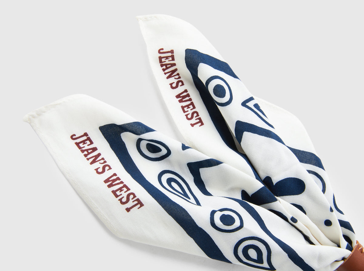Bandana stampa western 100% viscosa