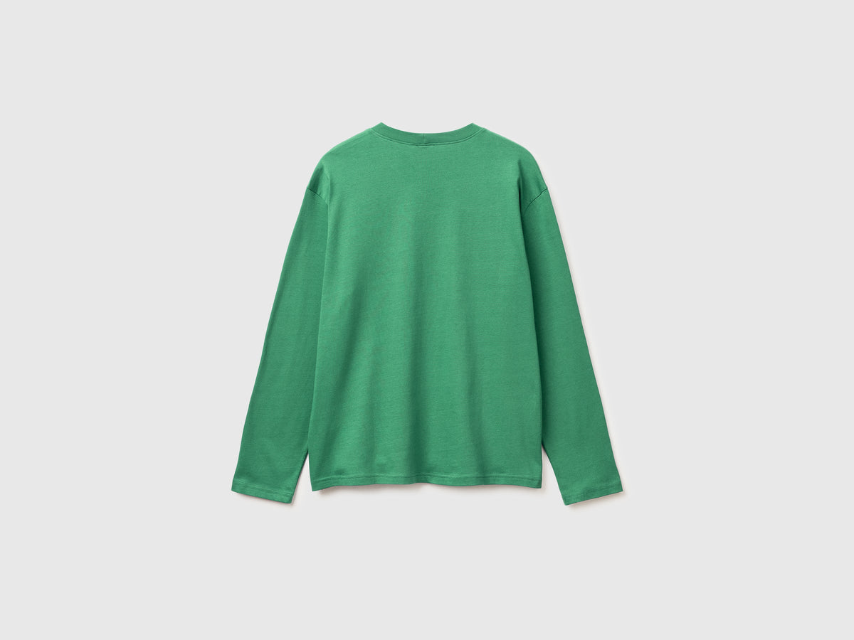 T-shirt manica lunga con logo