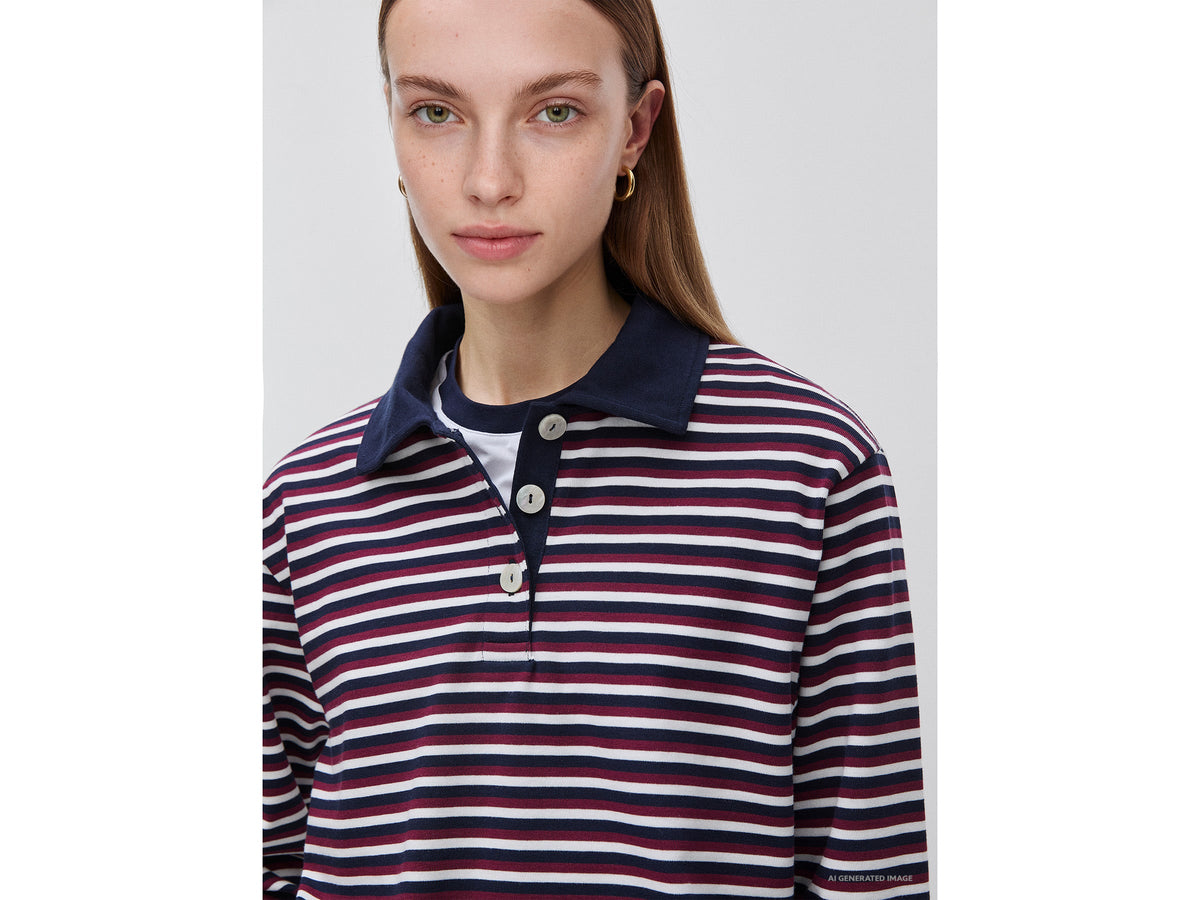 Polo rigata regular fit
