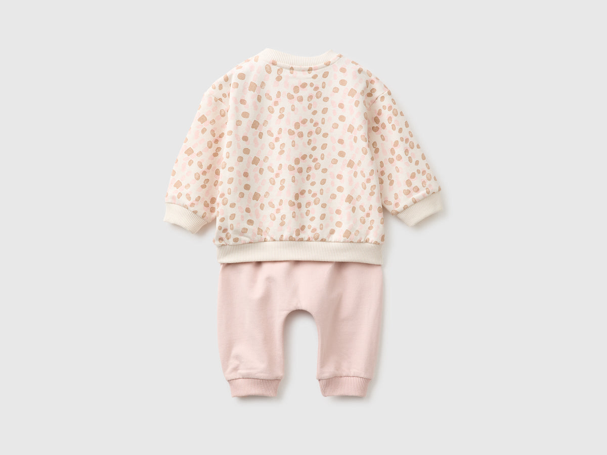 Completo in felpa stretch