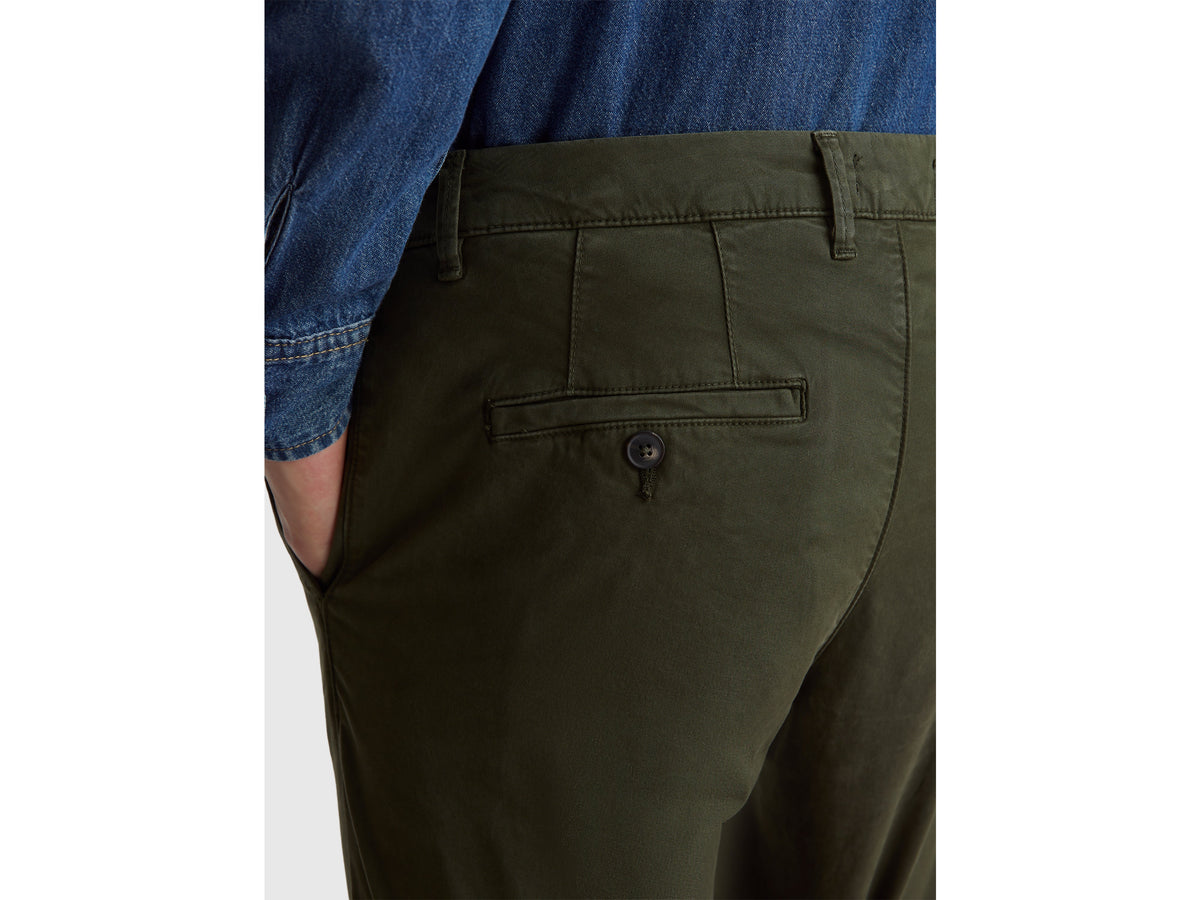 Chino slim fit verde scuro