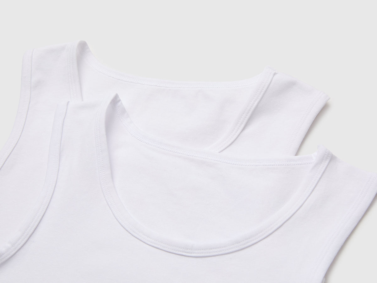 Due canotte intime in cotone stretch