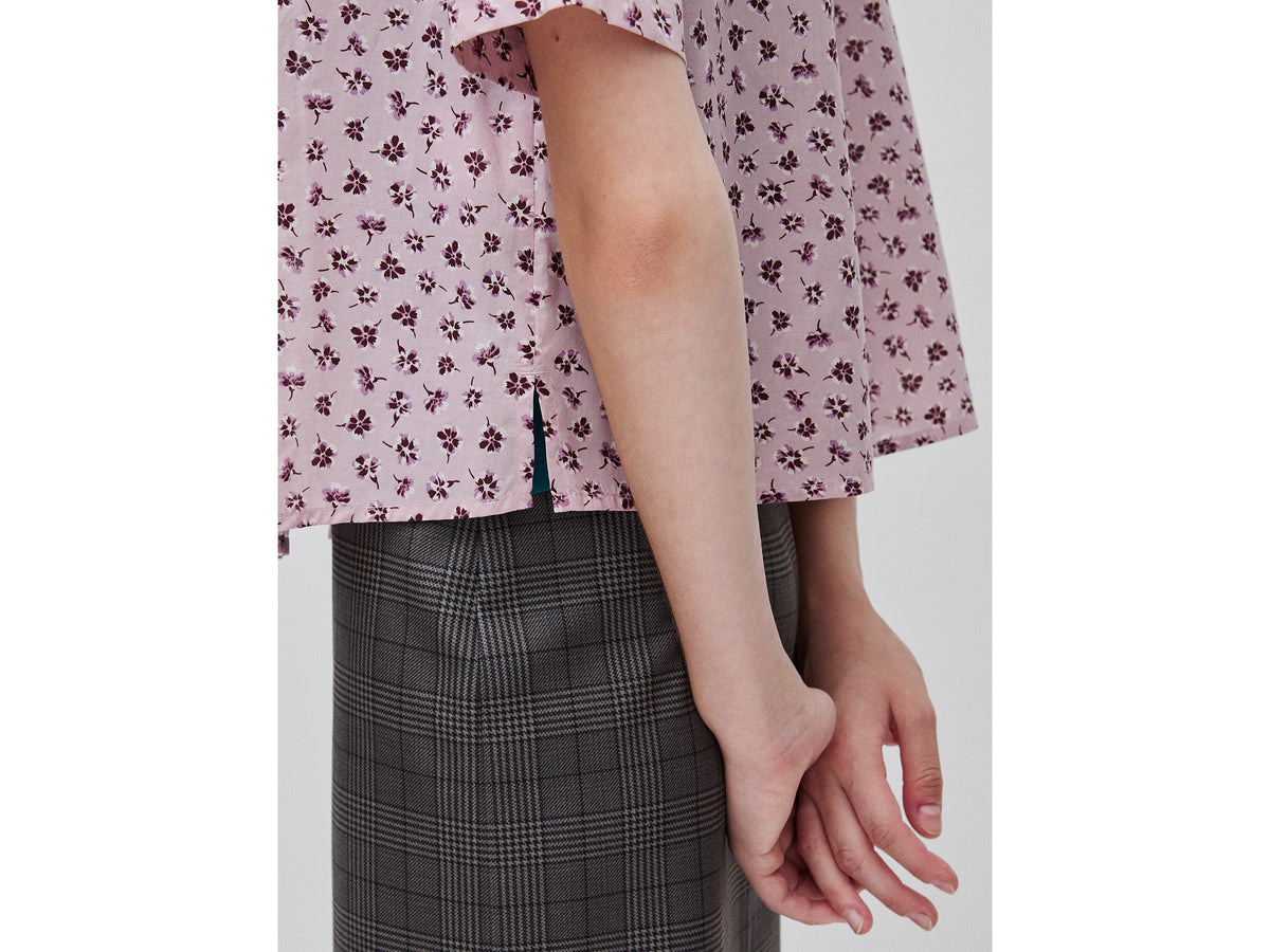 Camicia fantasia a manica corta