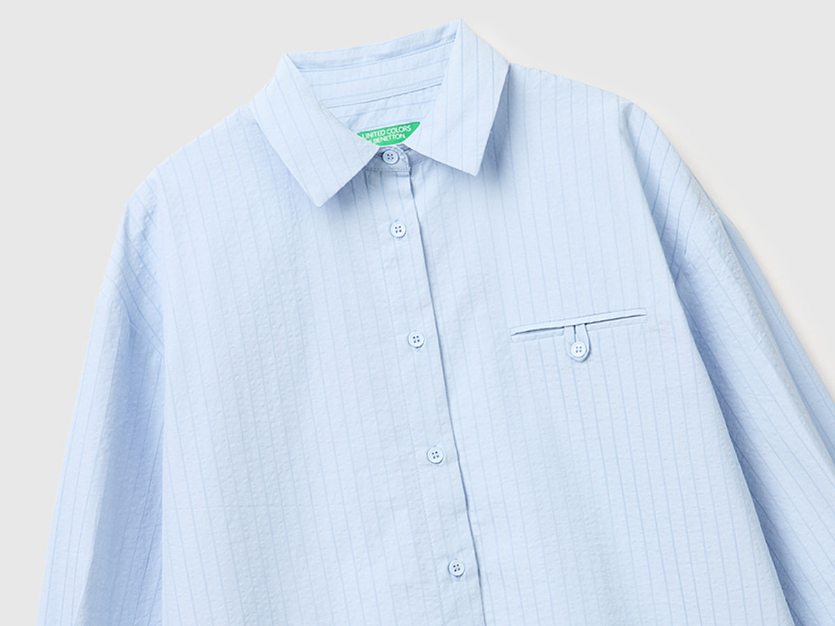 Camicia a righe leggera