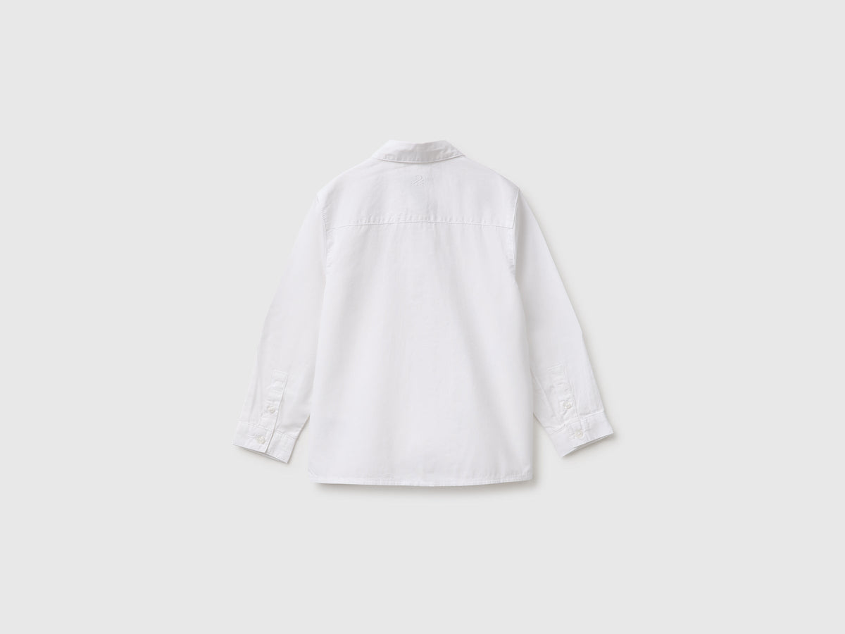 Camicia a righe 100% cotone