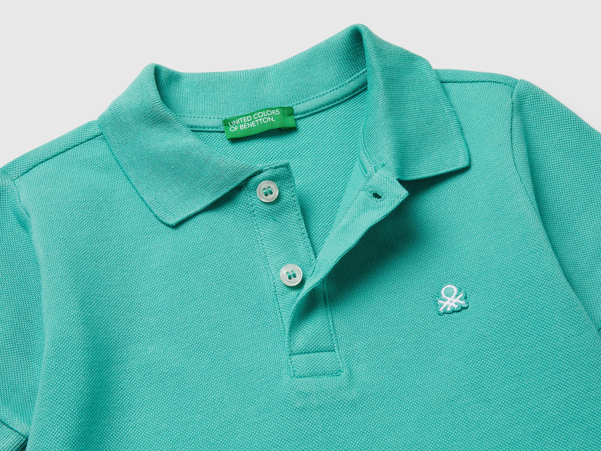 Polo manica corta in puro cotone