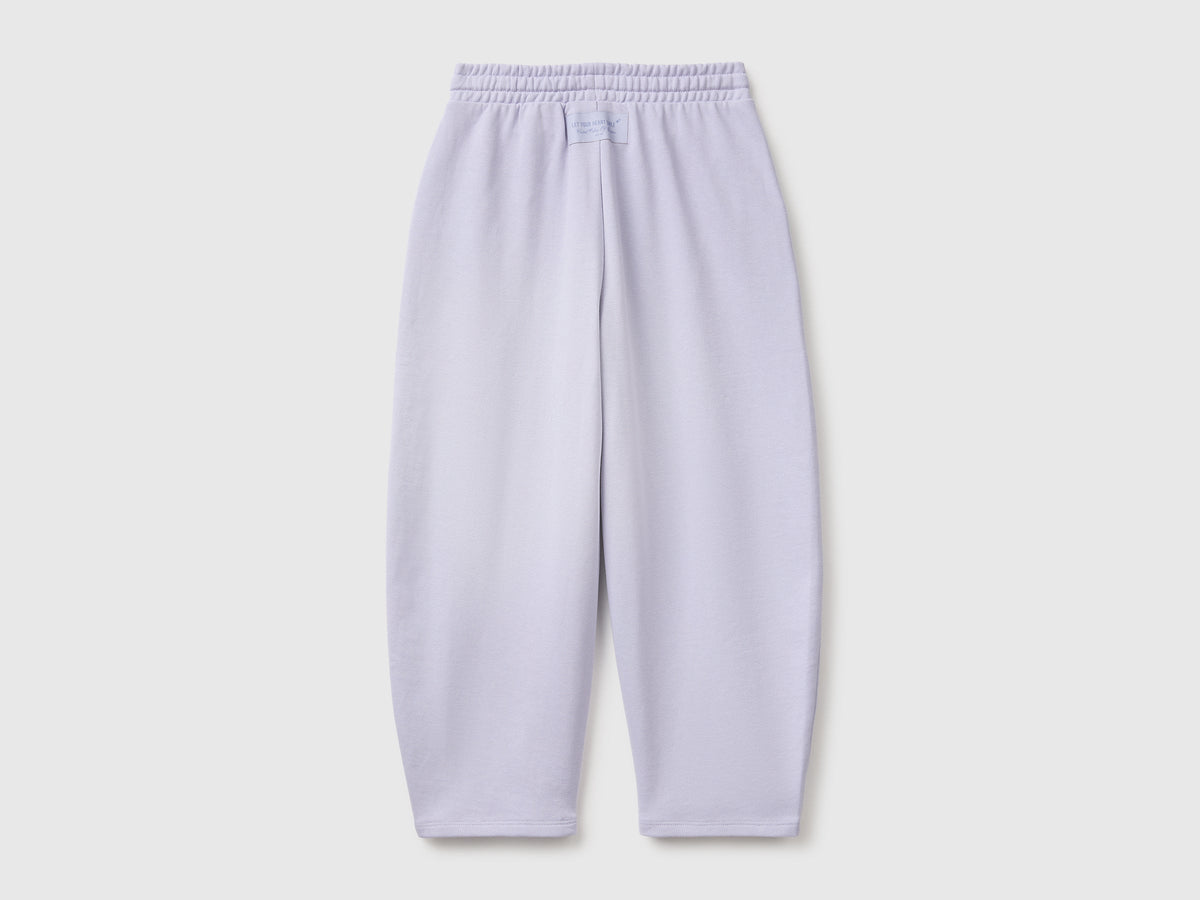 Joggers barrel fit in felpa