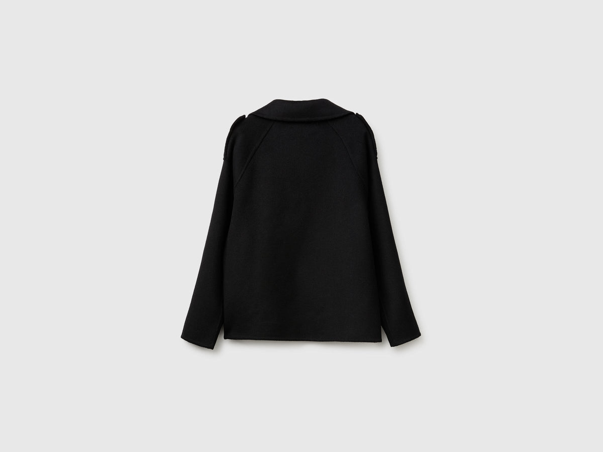 Cappotto corto doppiopetto