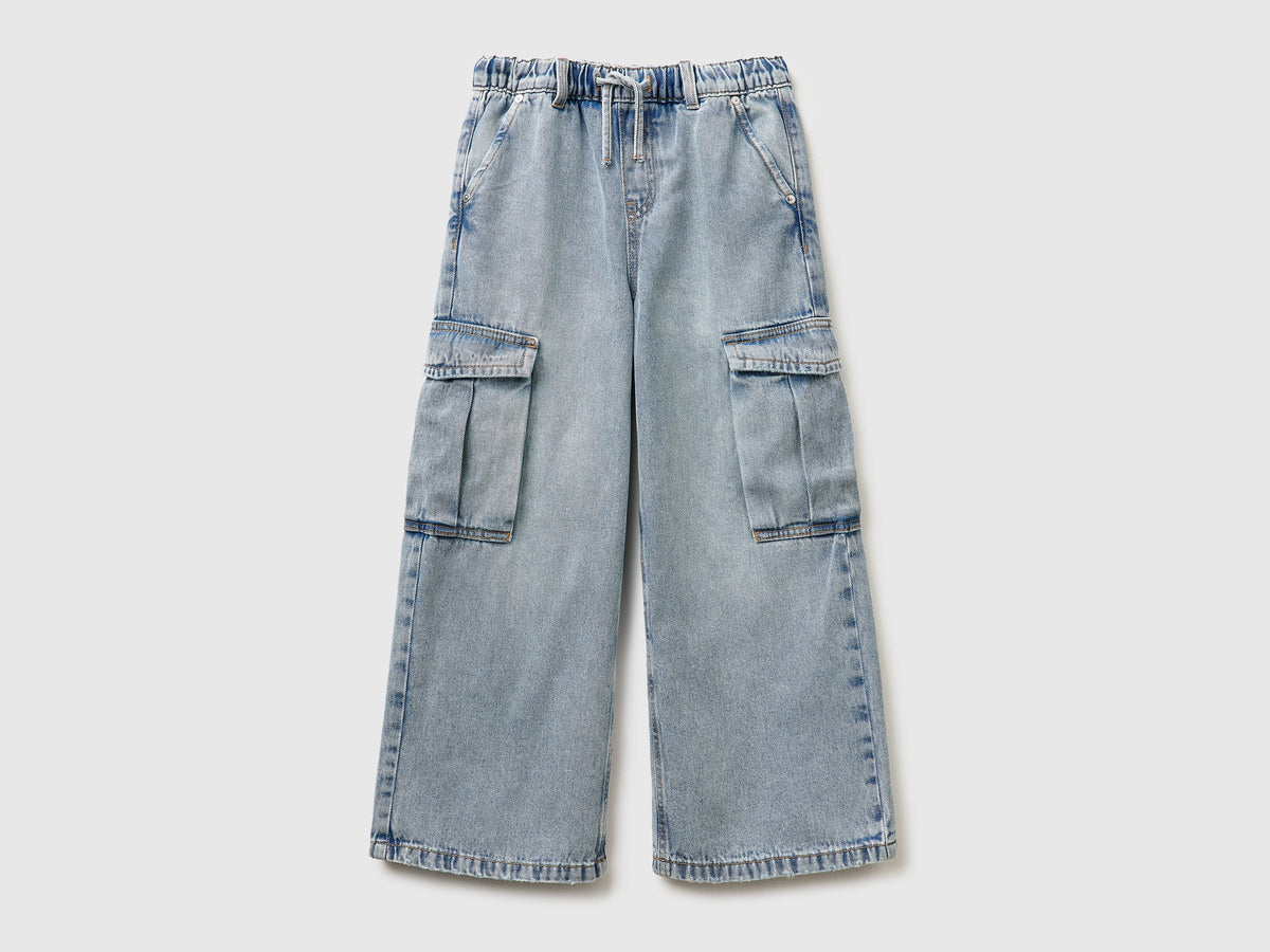 Jeans cargo wide fit