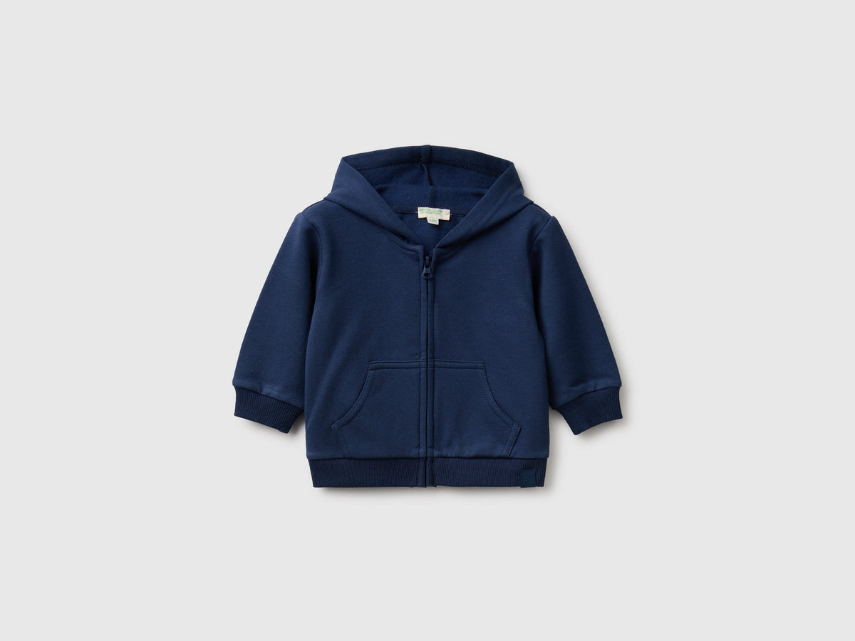 Felpa con zip e cappuccio