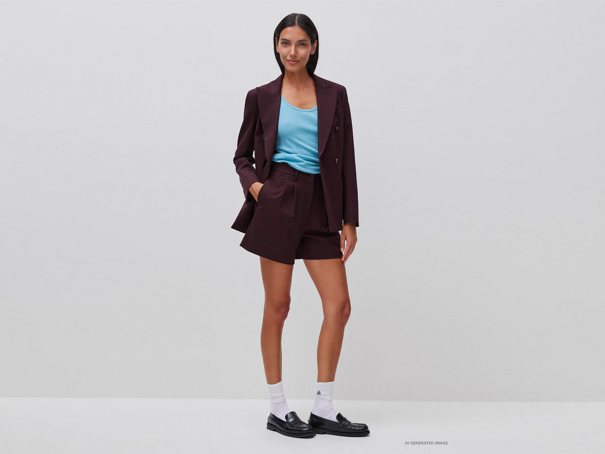 Shorts con pinces