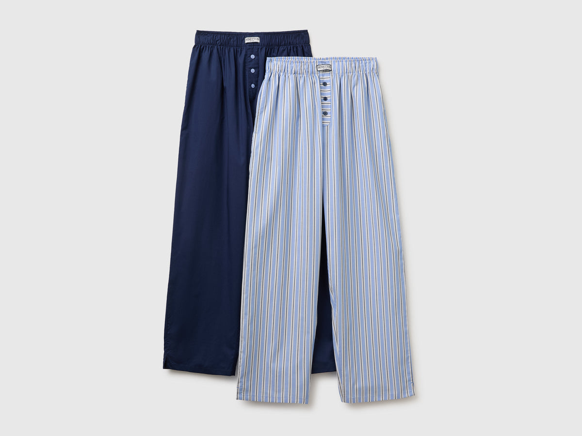 Due pantaloni da pigiama 100% cotone