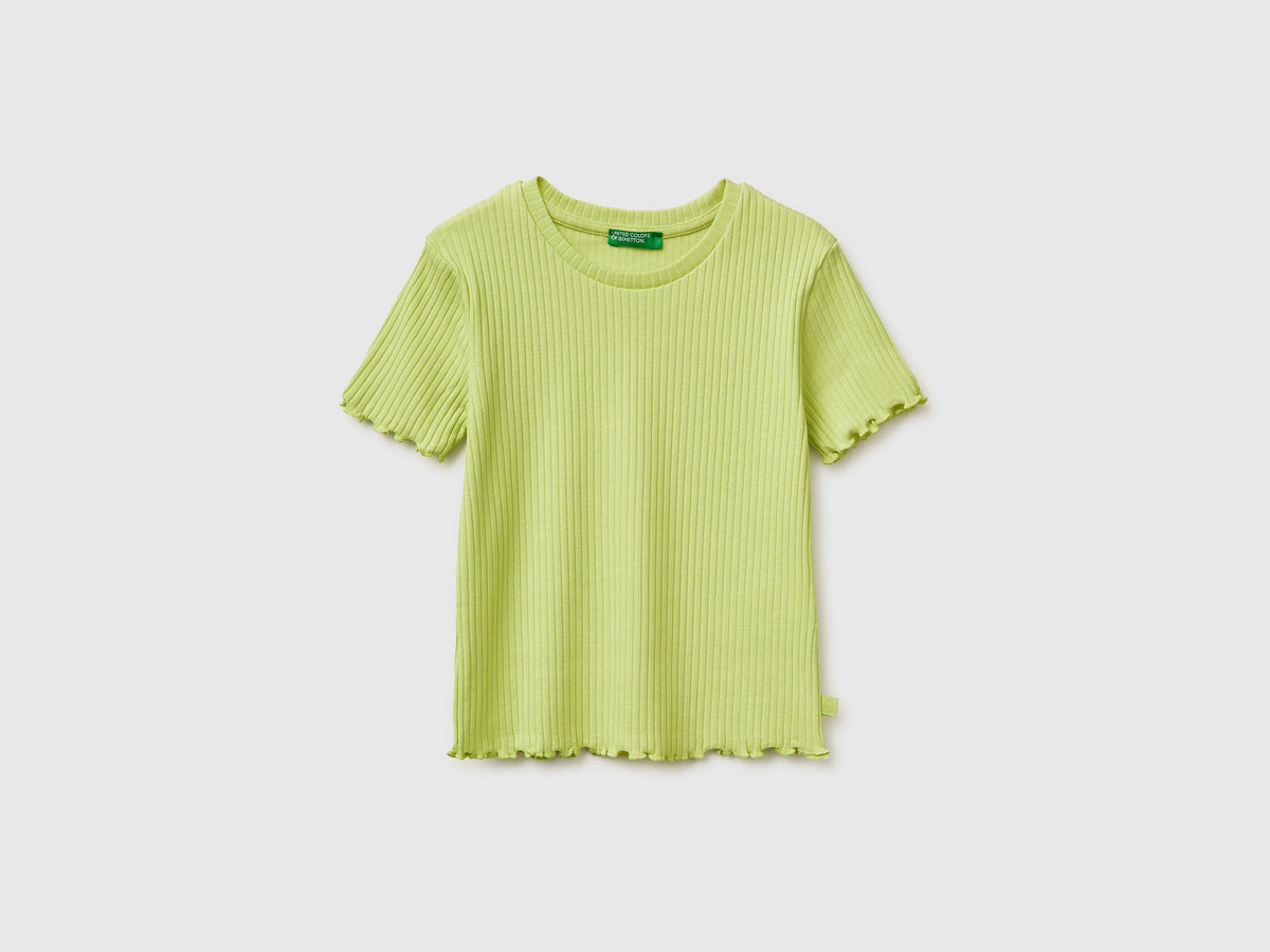 T-shirt slim fit a costine