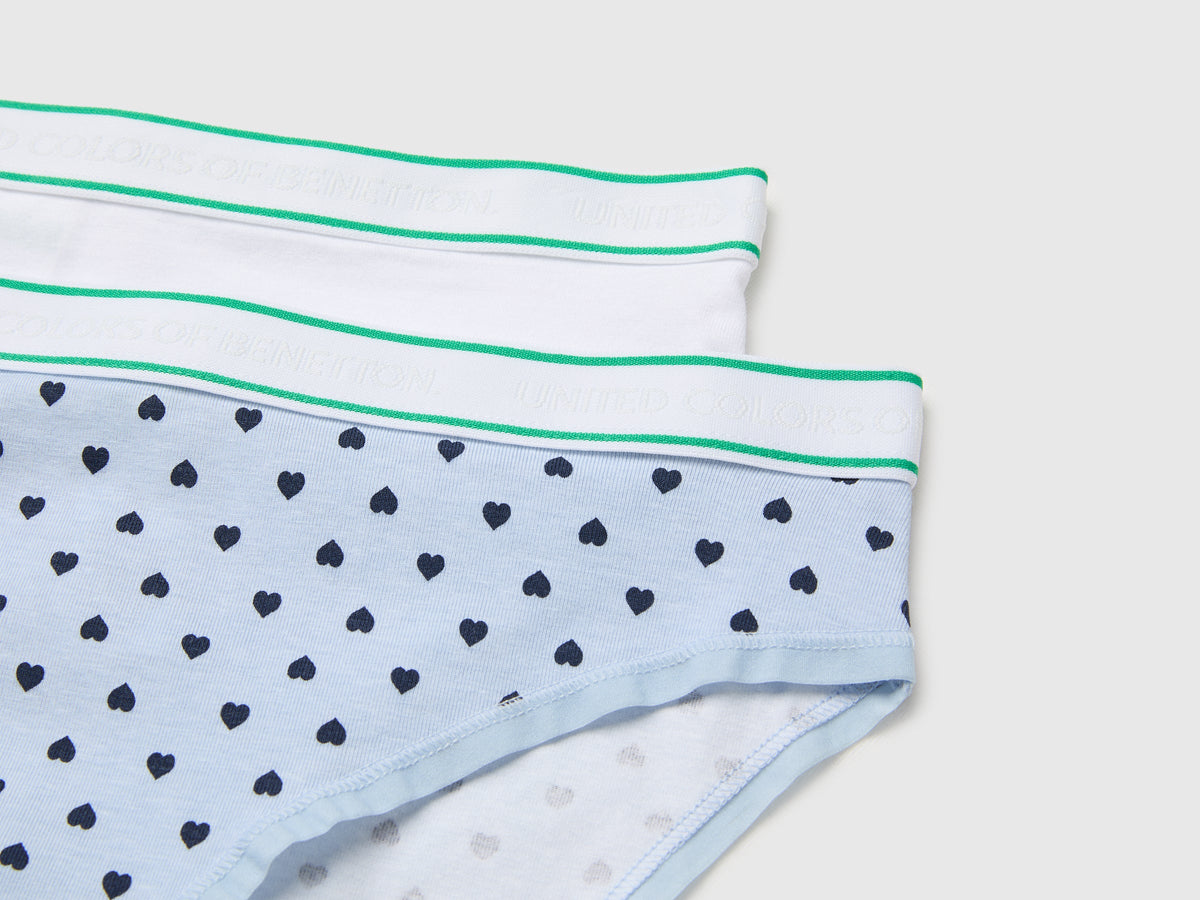 Due slip con elastico logato
