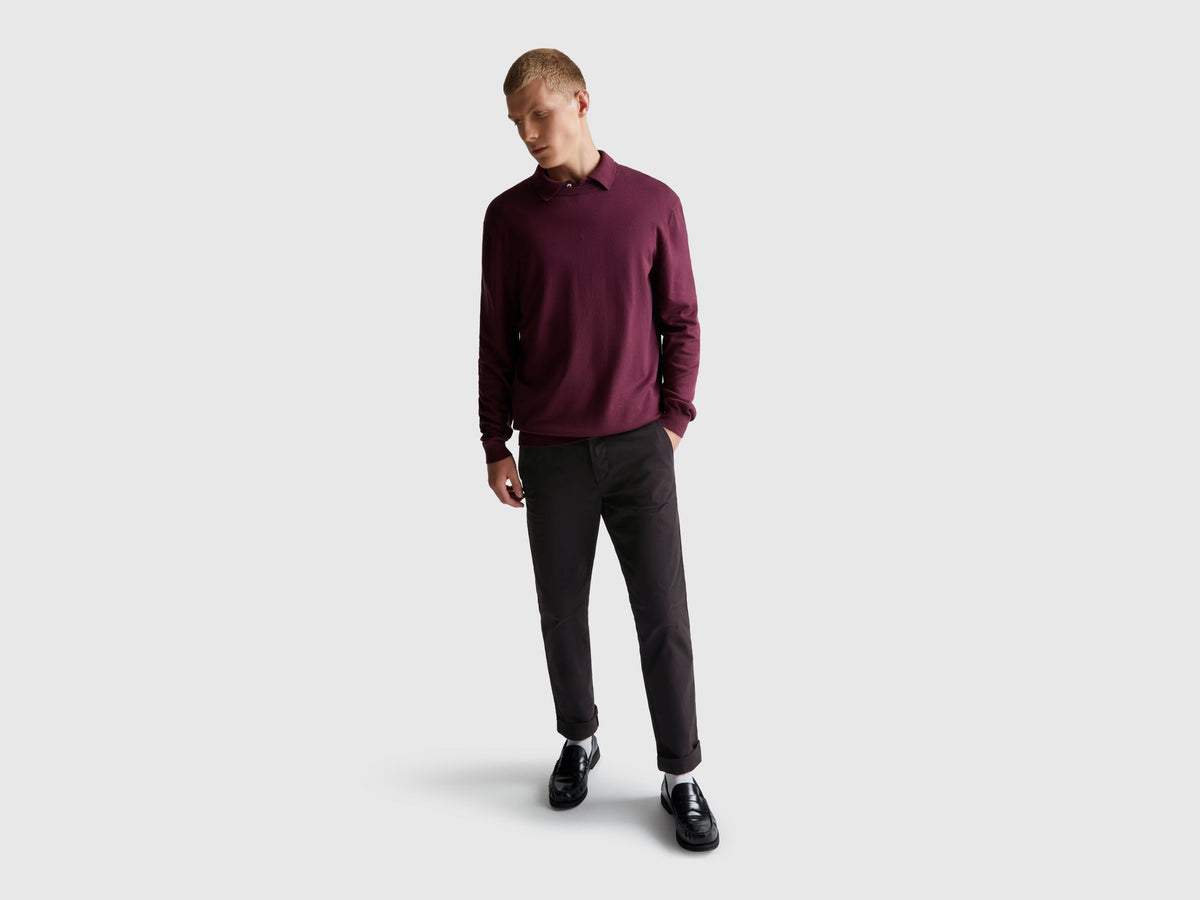 Chino slim fit in cotone