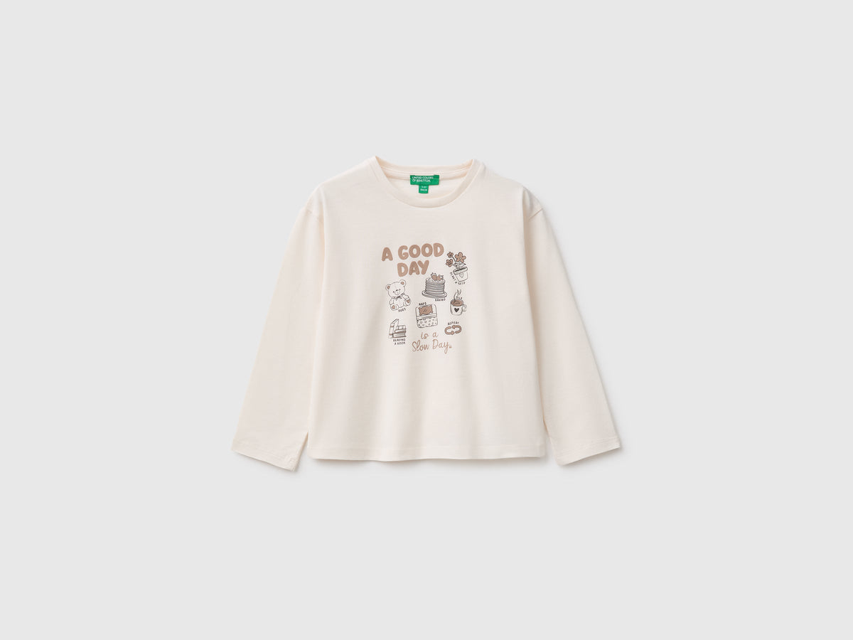T-shirt 100% cotone bio con stampa