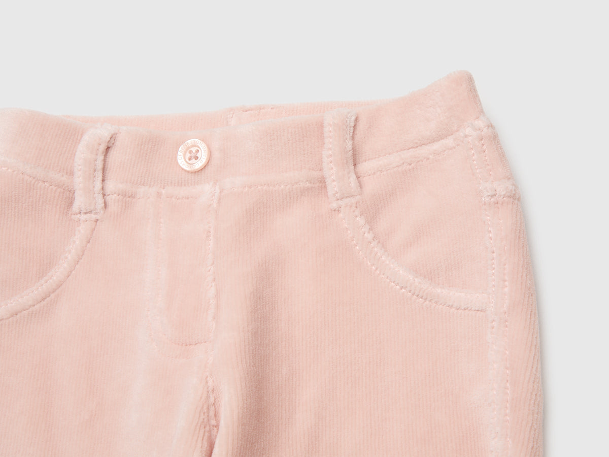 Pantaloni in ciniglia a costine