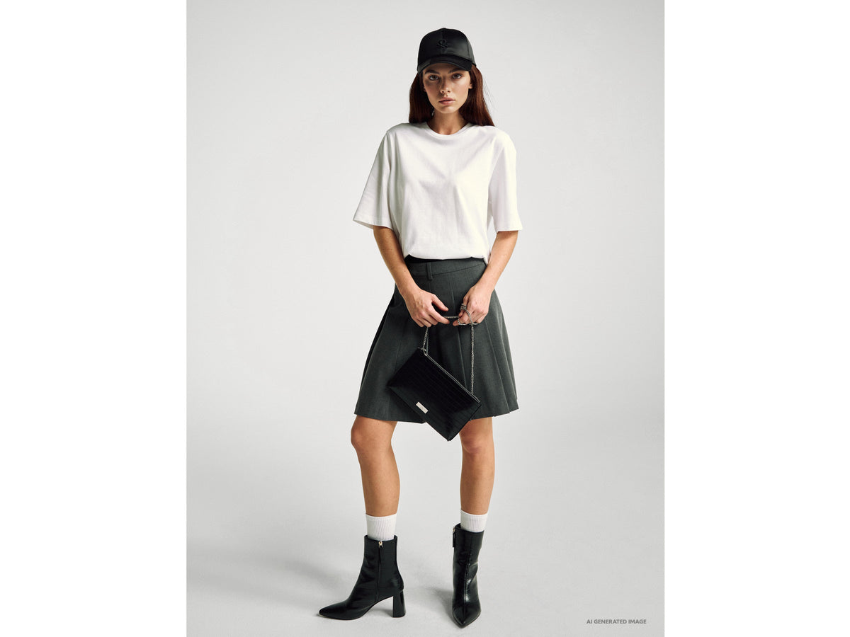 T-shirt boxy fit 100% cotone