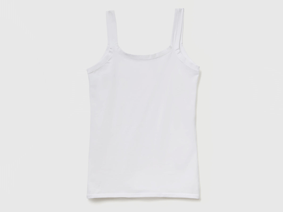 Canotta in cotone super stretch