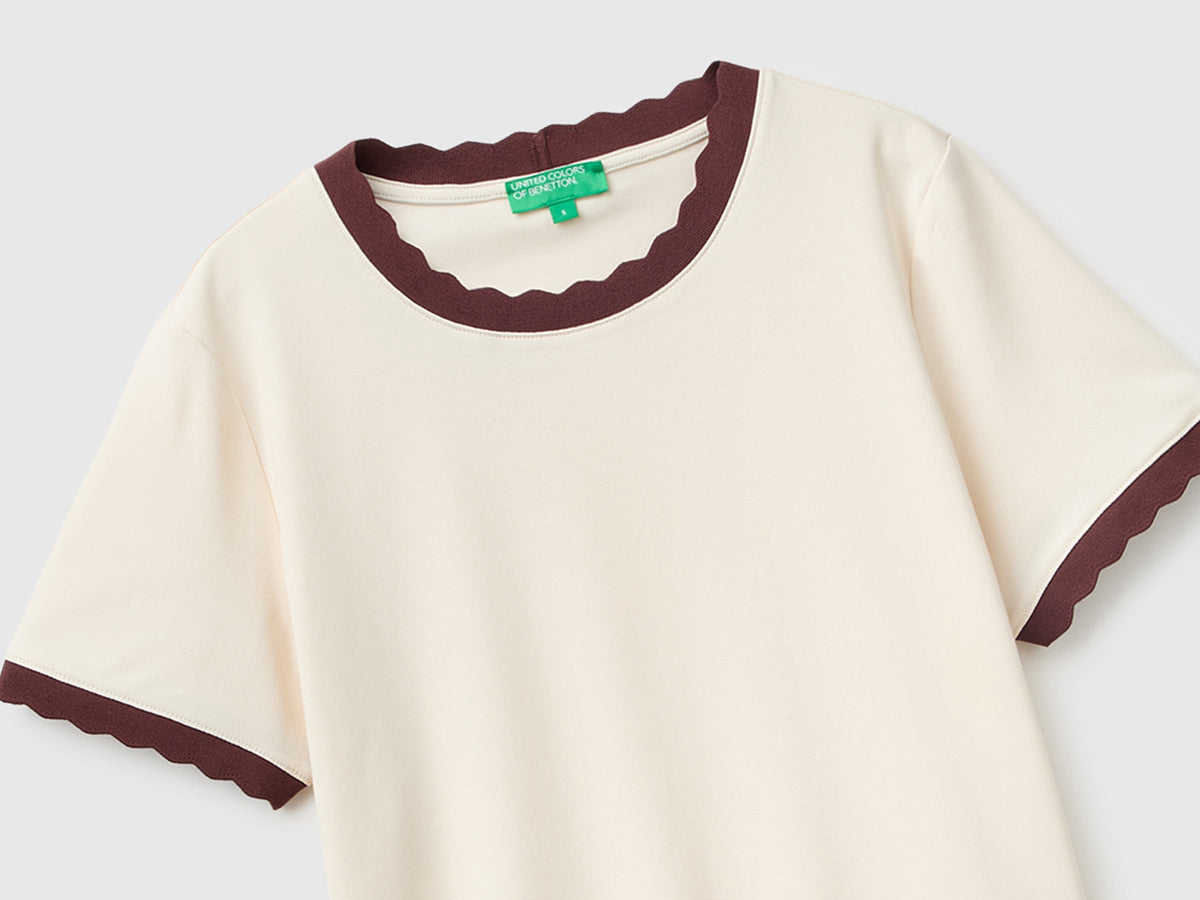 T-shirt girocollo 100% cotone