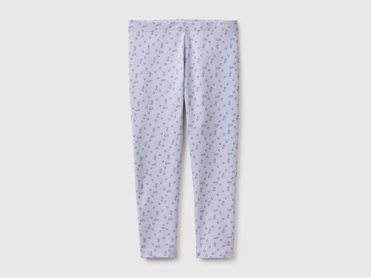 Leggings fantasia in cotone stretch
