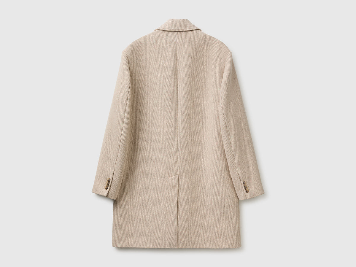 Cappotto in misto lana
