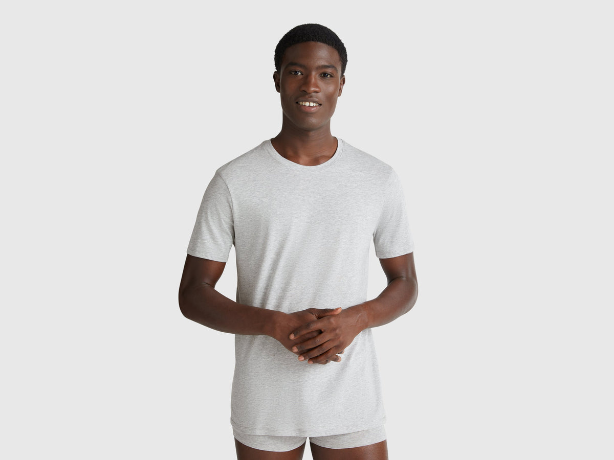 T-shirt in cotone a fibra lunga