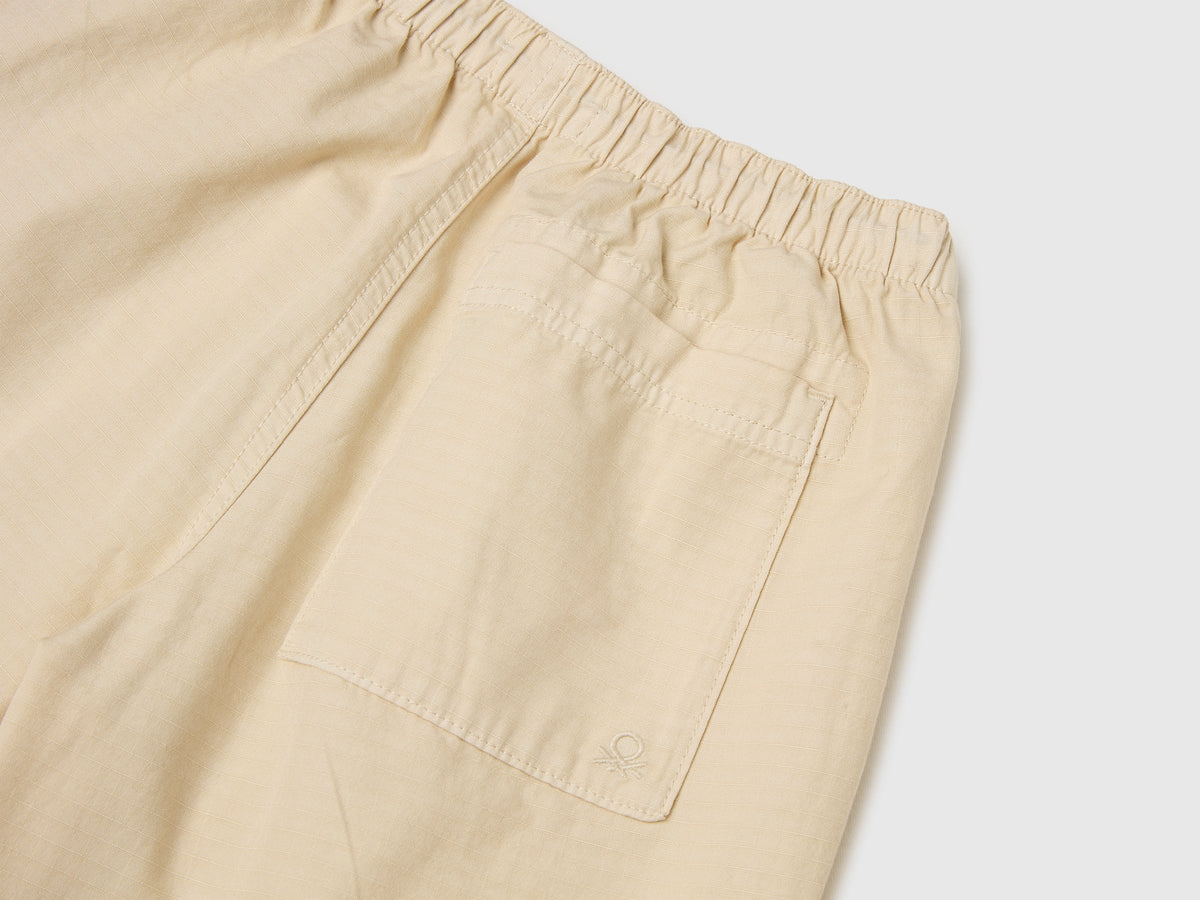Pantaloni parachute in cotone