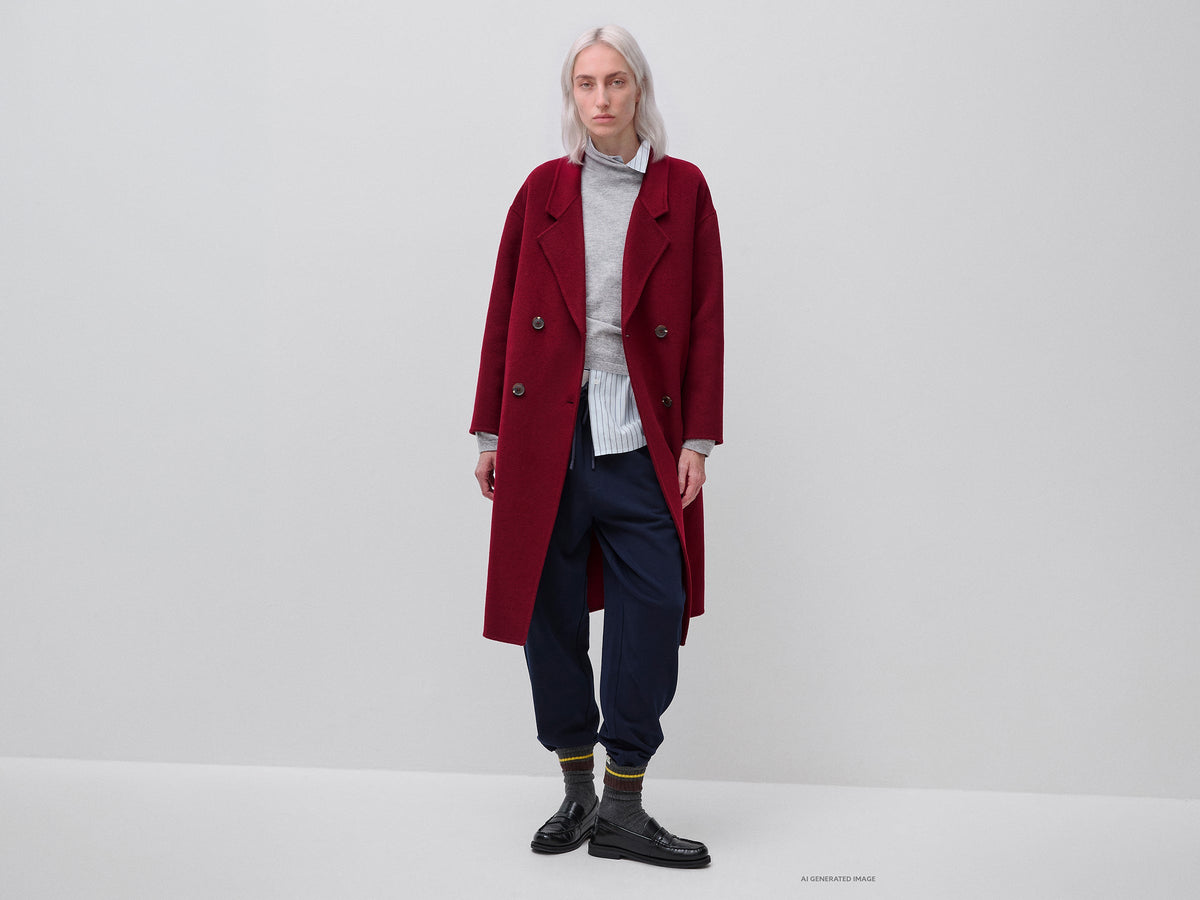 Cappotto lungo doppiopetto